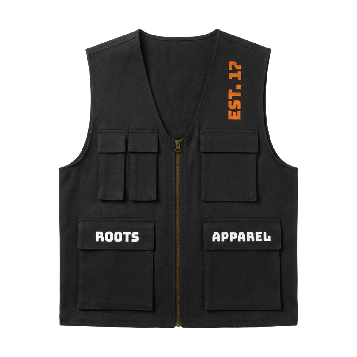Black Denim Vest